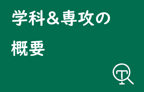 リンク：学科＆専攻の概要